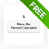 Menu Bar Percent Calculator